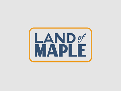 Land of Maple Wordmark identity identity branding lettering wordmark