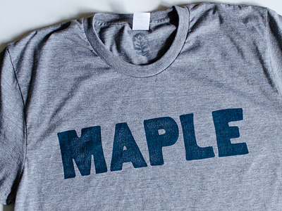 Hand-lettered Maple T-Shirt