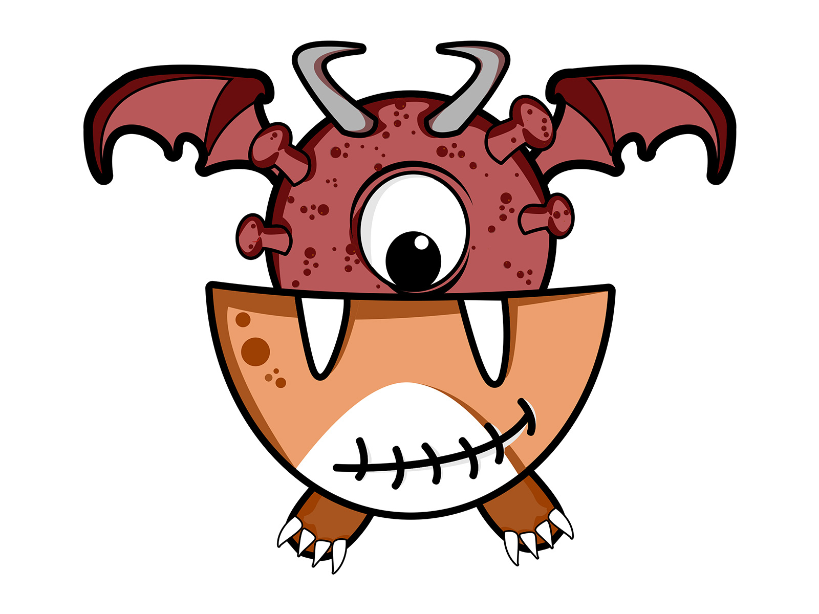 Bat Monster Cute by entung jati on Dribbble