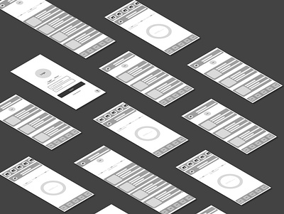 Iliad - Wireframe - LowFidelity design iliad illustration lowfidelity redesign ui ux wireframe