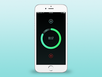 Daily UI #014 - Countdown Timer circle countdown daily ui dailyui interface minimal shapes timer ui design