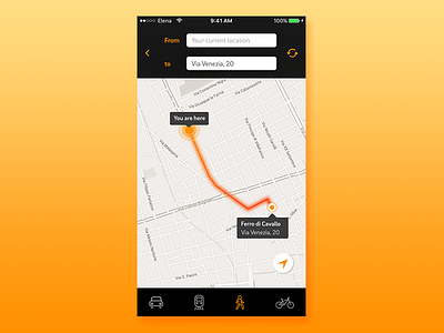Daily UI #20 - Location Tracker daily ui dailyui location location tracker map map app tracker ui design user interface design