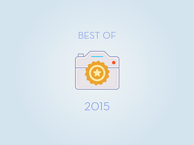 Daily UI #063 - Best Of 2015 best of 2015 banner camera daily ui dailyui graphic design logo design ui design