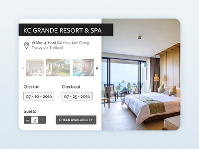 Daily UI #067 - Hotel Booking