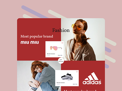 UX/UI Webdesign Fashion Template ecommerce website fashion fashion design landing page shopping trend ui ux visual design webdesign