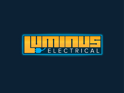 Luminus Electrical branding design graphic design illustration illustrator logo