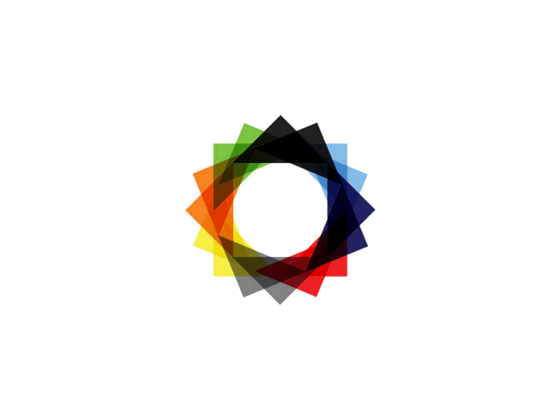 Icon Test animation brand colours colour design fun geometric gif loblaws movement