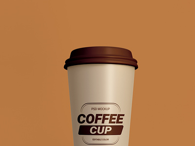 3d Realistic Coffee Cup Mockup