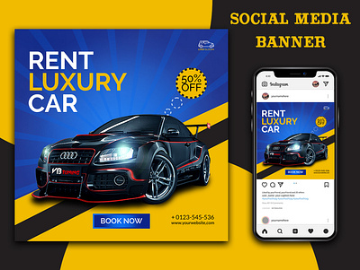 Social Media Banner Template Design design social media post