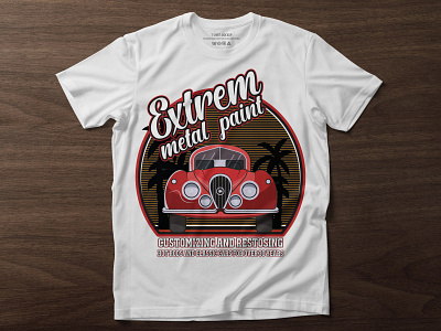 custom retro vintage t shirt design