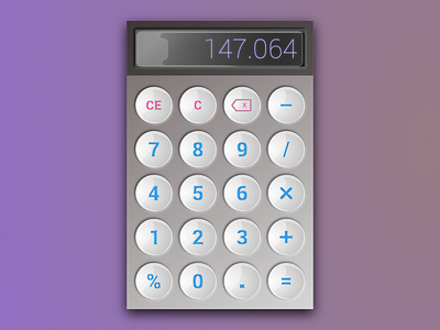 Daily Ui 004- Calculator