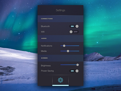 Daily Ui 007 - Settings