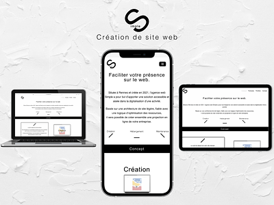 Simple, faciliter votre présence sur le web design graphic design logo ui webdesign website