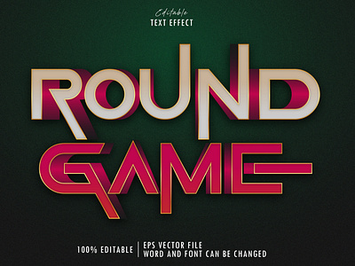 Text Effect Round Game