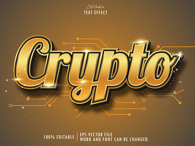 Crypto text effect premium