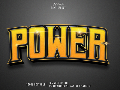 Power Text Effect Premium
