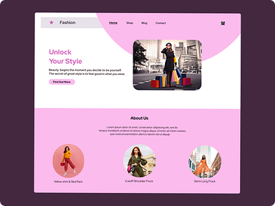 Clothing Store Landing Page 3d animation app branding clothing clothing store ui dashboard design fashion fashion clothing graphic design illustration logo motion graphics online shop online store landing page store ui ui design ui design clothing
