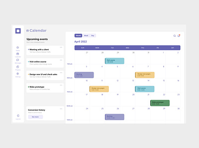 Calendar calendar ui uidesign