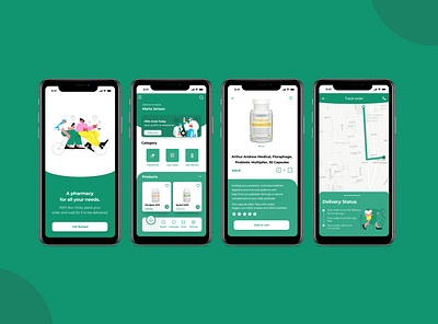 Pharmacy Delivery App | UI/UX design ui