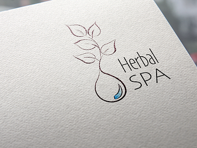 Herbal SPA logo adobeillustrator adobephotoshop branding graphic design logo logocreating logodesign