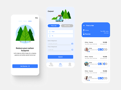 Carpooling Mobile App