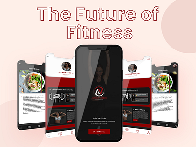 Fitness Mobile App - UI Design