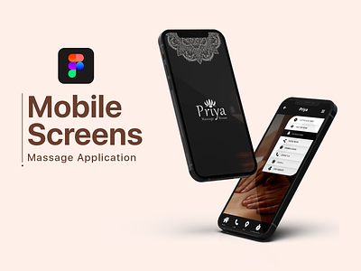 Massage Service App - Mobile UI