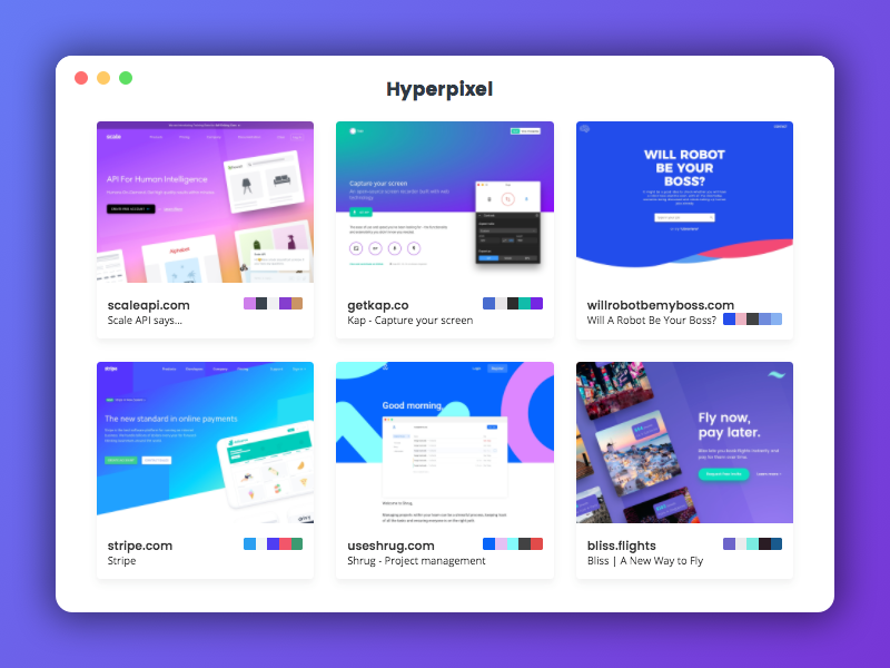 Hyperpixel | Best landing pages for inspiration
