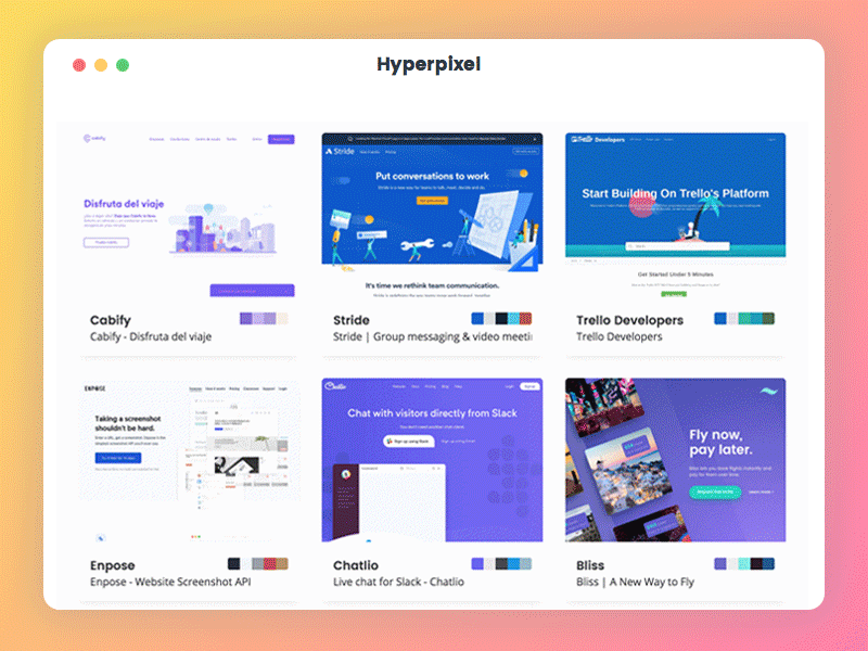 Hyperpixel | Best landing pages for inspiration