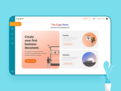 Cogostore - Landing Page