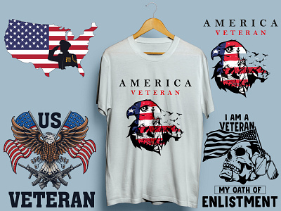 USA Veteran amecarian america appreal design branding christmas t shirt design design graphic design illustration pod print tshirt usa vector veteran