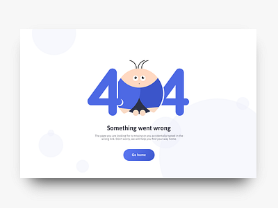 Daily UI: #008 404 page