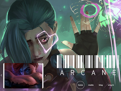 ARCANE design graphic design ui ux