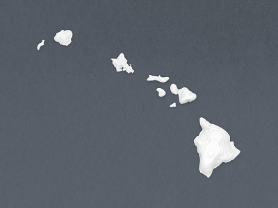 Hawaii hawaii islands photoshop topographic