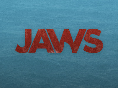 Jaws Type by Steven Hasegawa on Dribbble