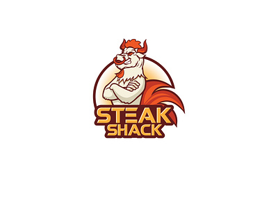 Steak Shack Logo ! art design icon illustration logo mascot design minimal logo vector