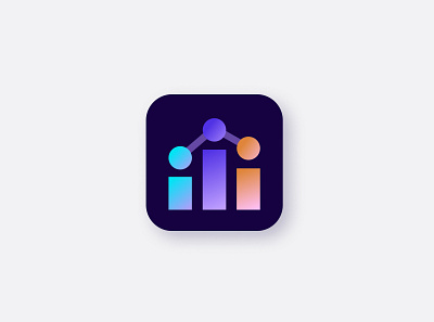 Logo icon for app OmniPlot app app design app logo app logo icon charts design logo logo design