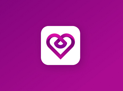 Logo design for dating app DatingBali app logo app logo icon dating design logo logo design