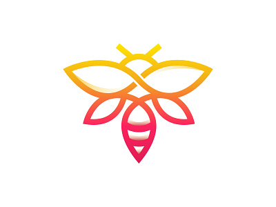 Bee logo animal animals bee bee logo beekeeper bees brand identity branding buzz graphic design hive honey illustration insect logo logo design logotype modern logo nature symbol