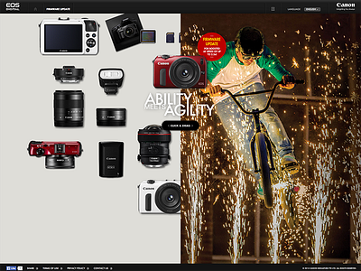 Canon EOSM design web