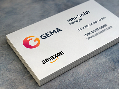 Amazon GEMA logo redesign