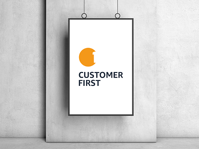 AWS Customer First Logo brand brand designer brand identity brand identity design branding design logo logo design logo designer
