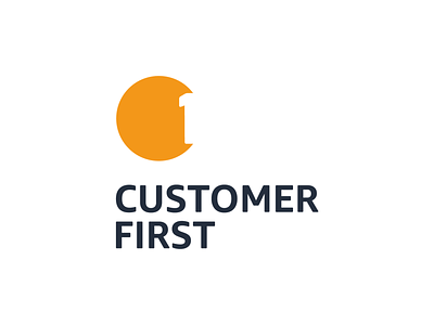 AWS Customer First Logo brand brand designer brand identity brand identity design brand identity designer branding design logo logo design logo designer