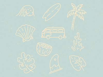 Ocean shot branding design graphic design icon illustration line logo packing procreate shot surf surfing vector