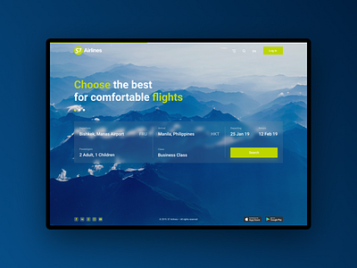 S7 Airlines redesign concept adventure airlines booking travel ui ui kit ux web