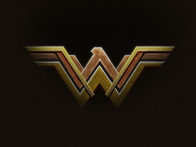 Wonder Woman Logo in Photoshop photoshop
