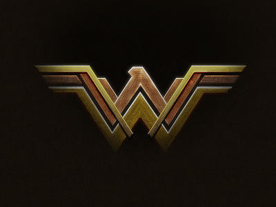 Wonder Woman Logo in Photoshop