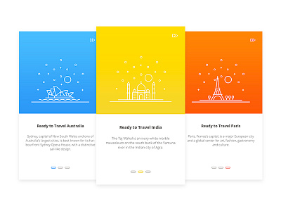 Onboarding color icon illustration intro line onboarding package space tour ui