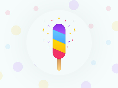 Candy candy color icon illustration