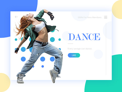 Dance colors dance dancer design gradients graphic typography vector web